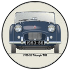 Triumph TR2 1953-55 (disc wheels) Coaster 6